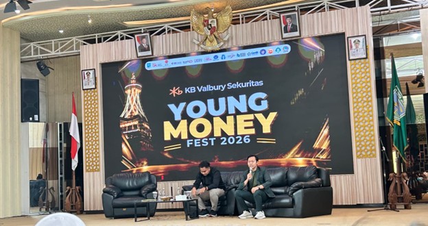 Foto Pemateri Pertama: Masum Johari - "Dari Uang Jajan Jadi Cuan Lewat Investasi Saham"