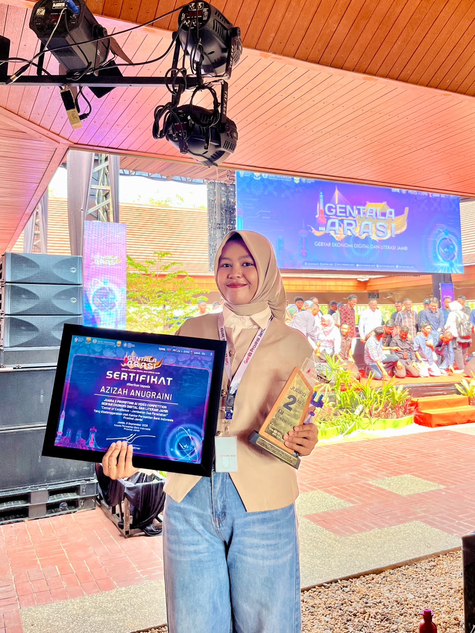 Dokumentasi Juara II Prompting AI Video Competition Gentala Arasi 2026 Gentala Arasi 2026 Bank Indonesia Provinsi Jambi - Azizah Anugraini